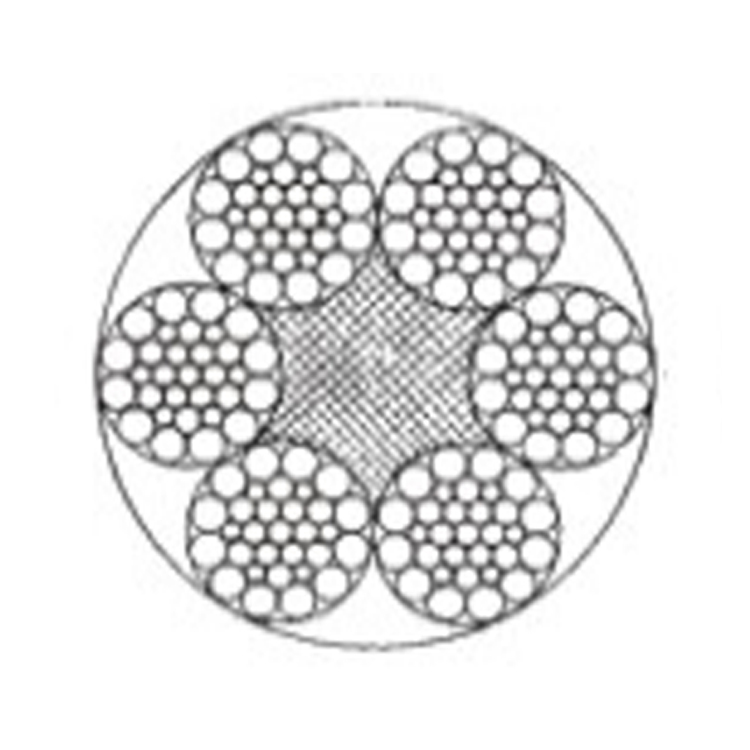  Стальной трос параллельной свивки